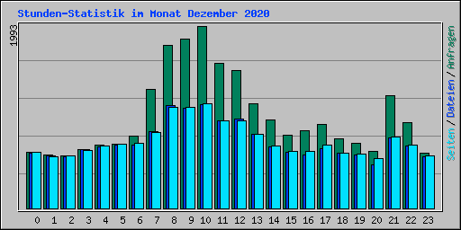 Stunden-Statistik im Monat Dezember 2020