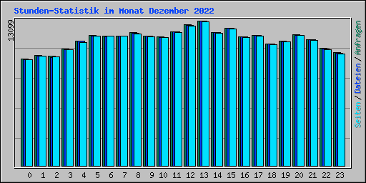 Stunden-Statistik im Monat Dezember 2022