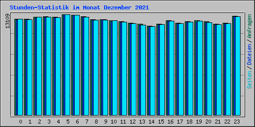 Stunden-Statistik im Monat Dezember 2021